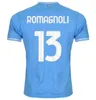 23 24 Lazio Futbol Forması 2023 2024 Lazio Yıldönümü Futbol Gömlek Pedro Siyah Luis Alberto Immobile Sergej Erkekler Üniforma Maillot Maglia Da Calcio