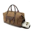 Torby DUFFEL Canvas Travel Outdoor One Ramulder Bagagage Long i krótkie sportowe torba na siłownię