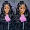 30 40 Inch Body Wave 13x6 Lace Front Human Hair Wigs 250% Brazilian Remy Water Wave 4x4 Lace Closure Wigs for Black Women