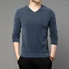 Men's Sweaters High Quality 2023 Spring And Autumn Sweater Men V-neck Long-sleeved Zde1572