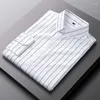 Camisas casuais masculinas 2023 para homens de camisa listrada para compras de casamento em casa viajando diariamente escritório em negócios