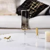 Wine Glasses Modern Simple Nordic Electroplated Gold Glass Goblet Champagne Cups Wedding Party Home Drinkware 230818
