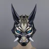 Party Masks Game Genshin Impact Xiao Cosplay Resin Helmet Carnival Costume Halloween Prop 230818