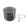 Cups Saucers Camping Mug Aluminum Alloy Cup Tourist Tableware Utensils Outdoor Kitchen Equipments Travel Cooking Set Cookware Dropship