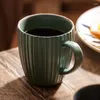 Muggar estetiska kaffekoppar porslin mugg personliga gåvor teaware cafes espresso cup original dricker rostfritt stål