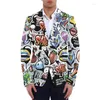 Costumes pour hommes Blazers personnalisés Fasion Suit DIY Your Desin Coat Casual Slim Fit Blazer 3D Print Jacket Hommes Dropsippin Wolesale