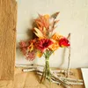 装飾的な花秋の花束フェイクローズダンデリオンハイブリッド高品質秋のガーベラデイジー人工花