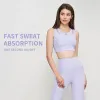 2023New Yoga Outfit Soutien-Gorge De Sport À Haute Résistance Femmes Antichoc Courir Fermeture À Glissière Avant Semi-Fixe Coupe Fitness Gilet 2023 Été Original