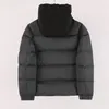 TOPSTONEY 2023 Men's Darth Vader Hooded Fluffy Jacket Couple's Short Trend White Duck Down Thickened Slim High-grade Heed Clothing