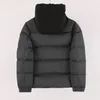 Topstoney 2023 Heren Darth Vader Hooded Down Fluffy Jacket Paar's Korte Trend Witte Duck Dikke Dikke Slim High-High-Grade Verwarmde kledingjas