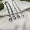 Collana di design di marca di lusso G gioielli di lusso Collana con ciondolo di moda undefinito Regalo per coppie da uomo di lusso di alta qualità da donna