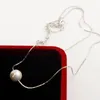 Pendant Necklaces Simulated Pearl Necklace For Women Female Single Womens Jewelery