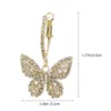 Naszyjniki wiszące kolczyki motyla Kobiety obręcze Kreatywne damskie biżuterii