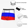 Underpants Sexy Boxer Shorts Panties Briefs Men's Flag Of Russia Underwear Soft For Homme