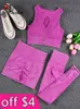 Yoga Outfits Athvotar 1/2/3/4 PCs Set di costine con cerniera Sert Women Sports Set Gym Abbiglia