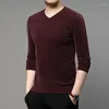 Men's Sweaters High Quality 2023 Spring And Autumn Sweater Men V-neck Long-sleeved Zde1572