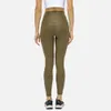 Outfit da yoga NWT High Rise Workout set da yoga da donna Legging in pelle finta con rivestimento in vetro.