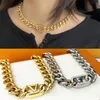 Designer ketting dames feestjuwelenketens die nooit vervagen 14k gouden dames klassieke letter v choker verjaardag cadeau