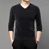 Men's Sweaters High Quality 2023 Spring And Autumn Sweater Men V-neck Long-sleeved Zde1572