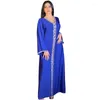 Vêtements ethniques mode musulmane 2023 luxe diamant Robe Ramadan Eid Djellaba Robe dubaï modèle réel vente directe d'usine