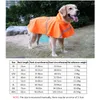 Vêtements pour chiens Costume imperméable extérieur imperméable à capuche combinaison manteau réfléchissant pour animaux de compagnie vêtements résistants à l'eau accessoires pour chiots