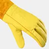 Rękawiczki jednorazowe skórzane oddychane rękawice róży przycinanie długiego rękawa dla mężczyzn i kobiet Gardening Glove Gardens M4YD
