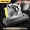 Tattoo Printer Stencil Transfer Machine 100 Sheets Paper Thermal Maker Line Drawing Print Copier