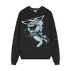 Men's Hoodies Sweatshirts High Street Fashion Brand Saint Michael Vintage Wash Round Neck Loose Sweater Versatile Ecwl