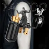 Rotário de metralhadora tatuagem de tatuagem e shader tatuagem metralhadora de metralhadora preto/ouro frete grátis