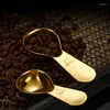 Coffee Scoops Stainless Steel Scoop (15ML 30ML) Short Handle Powder Spoon Exact Measuring For Flour Sugar