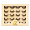 Other Health Beauty Items 10 Pairs Eyelashes Natural Long 3D Lashes Strip Thick Dramatic False Eyelash Faux Cils Makeup Wispy For Dr Dhz1E