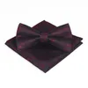 Bowbindingen 10 stks/lot bloemen mannen zijden stropdas pre-gebonden bowtie heren bruiloft accessoires paisley groene bloem boegscheef groothandel b144