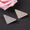 Broche design diamant triangle inversé pour hommes et femmes broche broche émail broche livraison gratuite