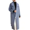 Wool Blends Luksusowy wysoki kaszmirowy płaszcz damski w połowie długości Overthknee Loose Loose Woolen 230818