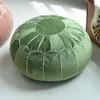 Kussen ongestopt fluwelen ronde rond Marokkaanse voetenbank pouffe diy handgemaakte pomeinse vloer stoel home decor ontlasting