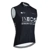Jackets de ciclismo Conjunto de ciclismo Windbreaker Ineos Jersey Men Bike Vest Maillot Ropa Ciclismo Unsleeves Bicycl Tshirt Clothing 230821
