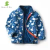 Jackets svelte 212 jrs kinderen pool fleece geprinte jas bovenkleding jongens voering faux bont zwaargewicht harige jas trui voor winter 230818