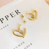 Золотые сережки дизайнерские женские шарм -шарм Love Jewelry New Brand Gift Серьги 925 Серебряные нецветные ювелирные изделия из нержавеющей стали Рождественские серьги рождественские серьги