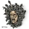 Andere Wohnkultur griechische Mythologie Medusa Wandstatue Griechische Mythologie Monster Statuegothic Myth Legend Snakes Statuen Home Dekoration x0821