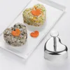 Zestawy naczyń stołowych sushi tworzy formę stali nierdzewnej onigiri gadżety kuchenne gadżety Kimbap w kształcie serca
