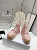 2023 new high top thick sole casual shoes short boots original cloth Tpu outsole women fashion casual shoes