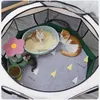 Autres fournitures pour animaux de compagnie Salle d'accouchement pour chat Tente d'été détachable pour animaux de compagnie Lit pour chien en plein air Pliant Chien Fance Nid de chat Cage pour chiens Chats HKD230821