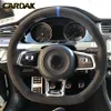 Coperchio ruota per auto in cambio nera in fibra di carbonio per Volkswagen Golf 7 GTI Golf R Mk7 Polo Scirocco 2015 2016 Accessori per auto2766