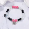 Pulseras con dijes, pareja de arañas de Halloween para mujeres, corazón romántico, pulsera magnética a juego, joyería de fiesta estética para hombres