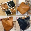 Puzzle Fold Designer Tote Bag For Women Genuine Leather Handbag Fashion Shoulder Bags Soft Crossbody Bag Mens Luxury Handbags Totes Purse