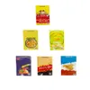 600mg onion flavored rings packing bags fries limon packs package packaging mylar bag child proof wholesale