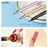 Makeup Brushes loybj läpp Makeup Borstar Portable Lip Contour Filling Brush Cosmetic Lipstick Concealer Double End Brush Women Beauty Maquillaje HKD230821