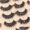 Other Health Beauty Items 10 Pairs Eyelashes Natural Long 3D Lashes Strip Thick Dramatic False Eyelash Faux Cils Makeup Wispy For Dr Dhz1E