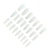 False Nails White Aurora Long Ballet Fake Ultra-flexible Lasting For Daily And Parties Wearing