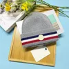 Beanie/Skull Caps Designer college style hat youthful and energetic knitted hat wool hat pure cotton material large head and tail optional gift box packaging